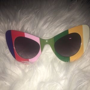 Colorful fashion sunglasses